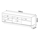 Barretos Tv Stand - Black