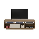 Barretos Tv Stand - Pine-Pine/ Off White