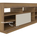 Barretos Tv Stand - Pine-Pine/ Off White