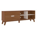 Botucatu Tv Stand - Cedro/ Off White