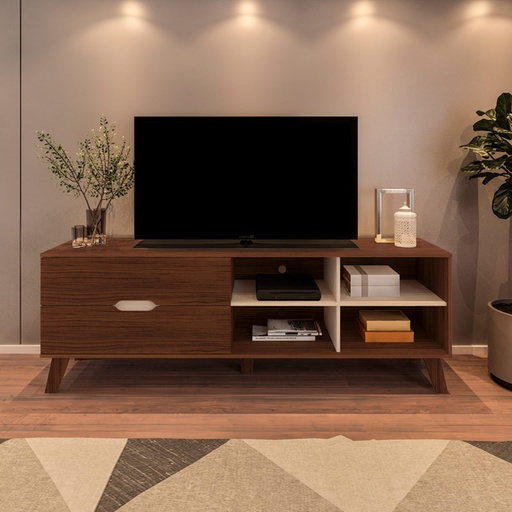 Recife Tv Stand - Cedro/ Off White