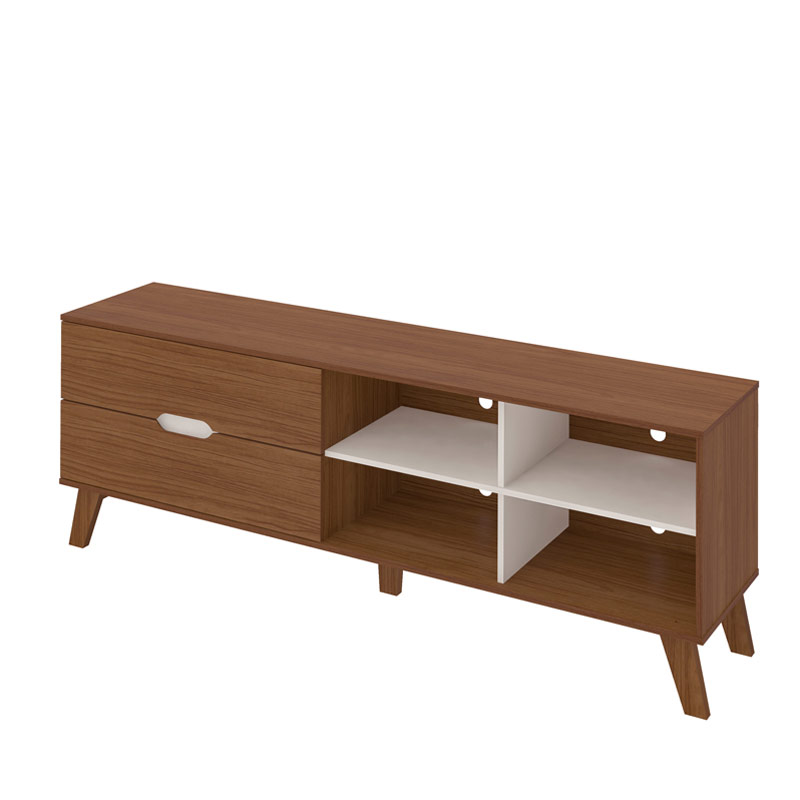 Botucatu Tv Stand - Cedro/ Off White