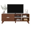 Botucatu Tv Stand - Cedro/ Off White