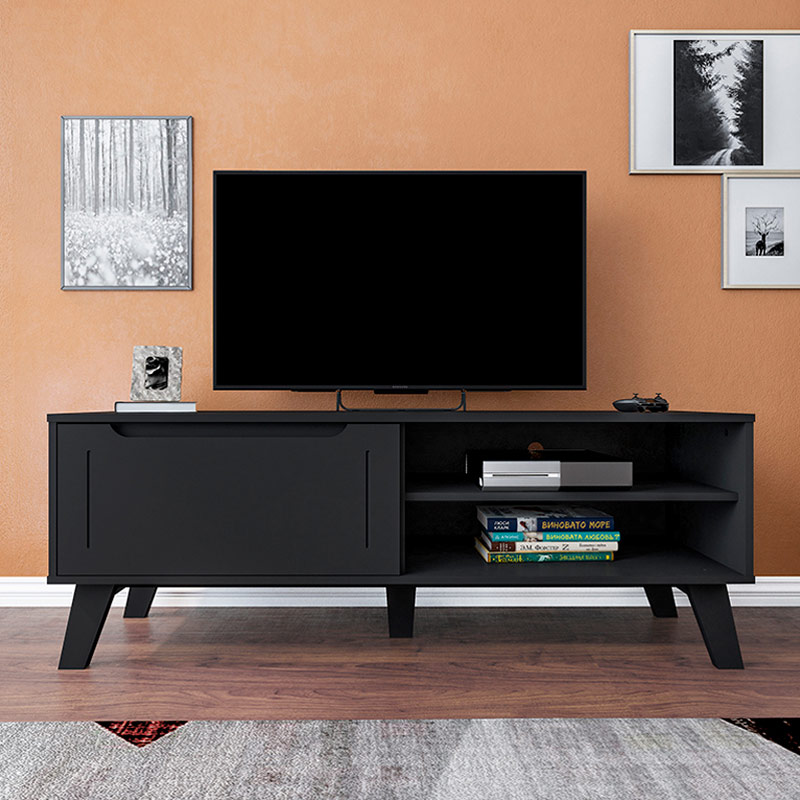 Braganca Horizonte Tv Stand - Black