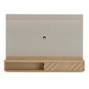 Breves Tv Wall Panel - Oak/ Off White