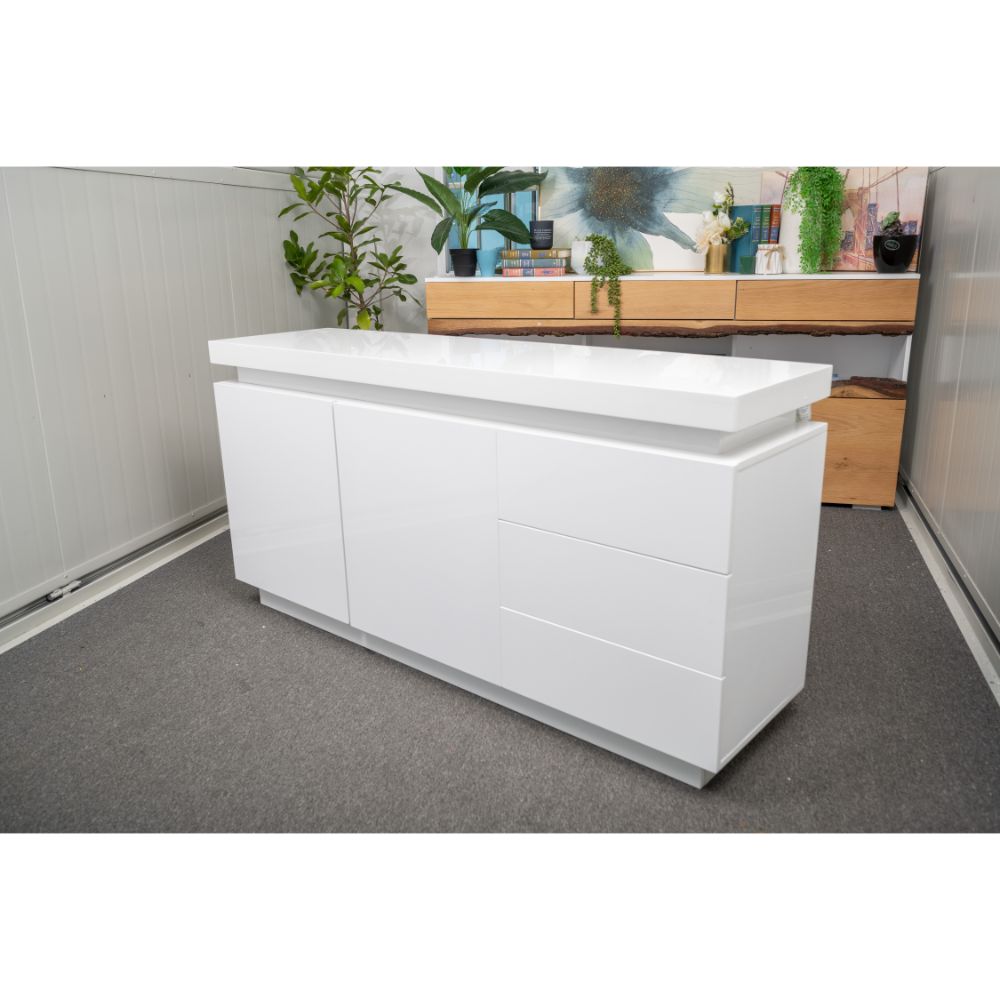 Idiya Aspen Sideboard/ Buffet Table, White