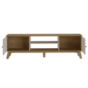 Brusque Tv Stand - Oak/ Off White