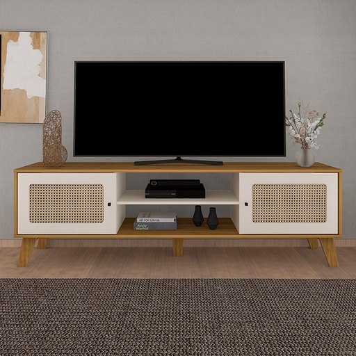 Salvador Tv Stand - Oak/ Off White