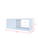 Idiya Aspen Tv Unit , White Gloss