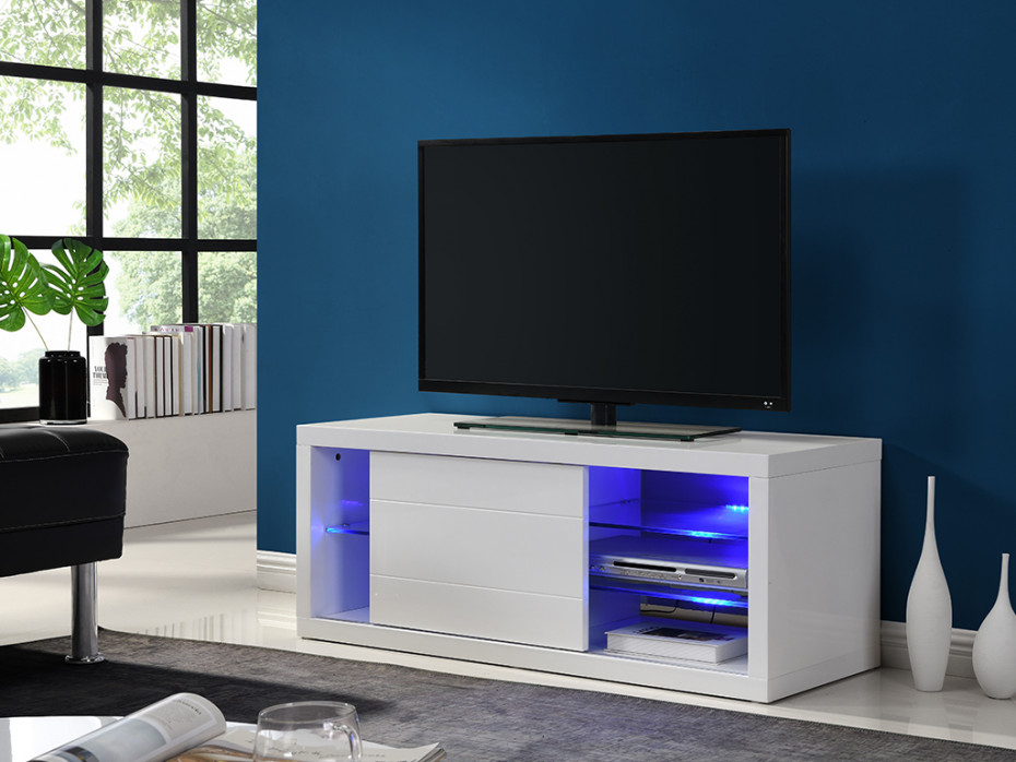 Idiya Aspen Tv Unit , White Gloss