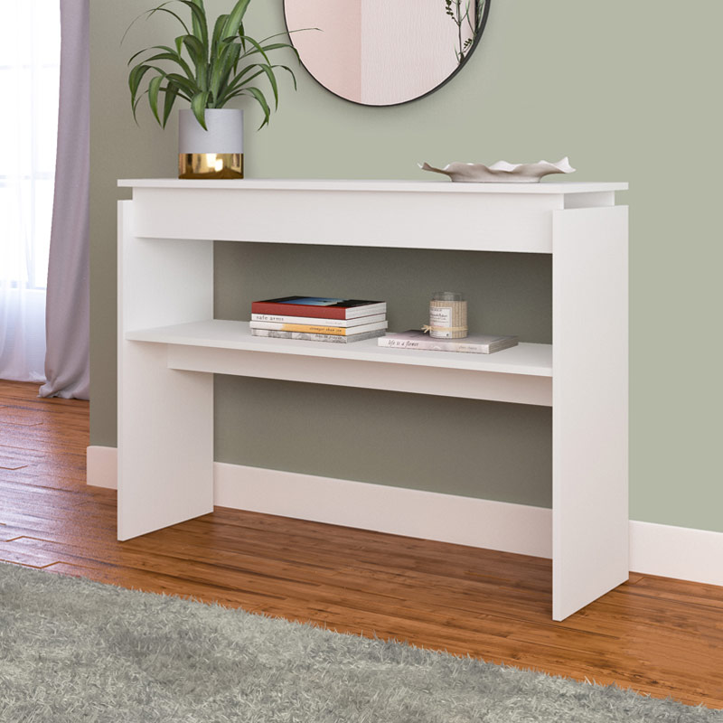 Cameta Console Table - White 