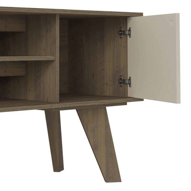 Campo Tv Stand - Pine/ Off White