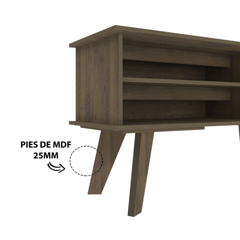 Campo Tv Stand - Pine/ Off White