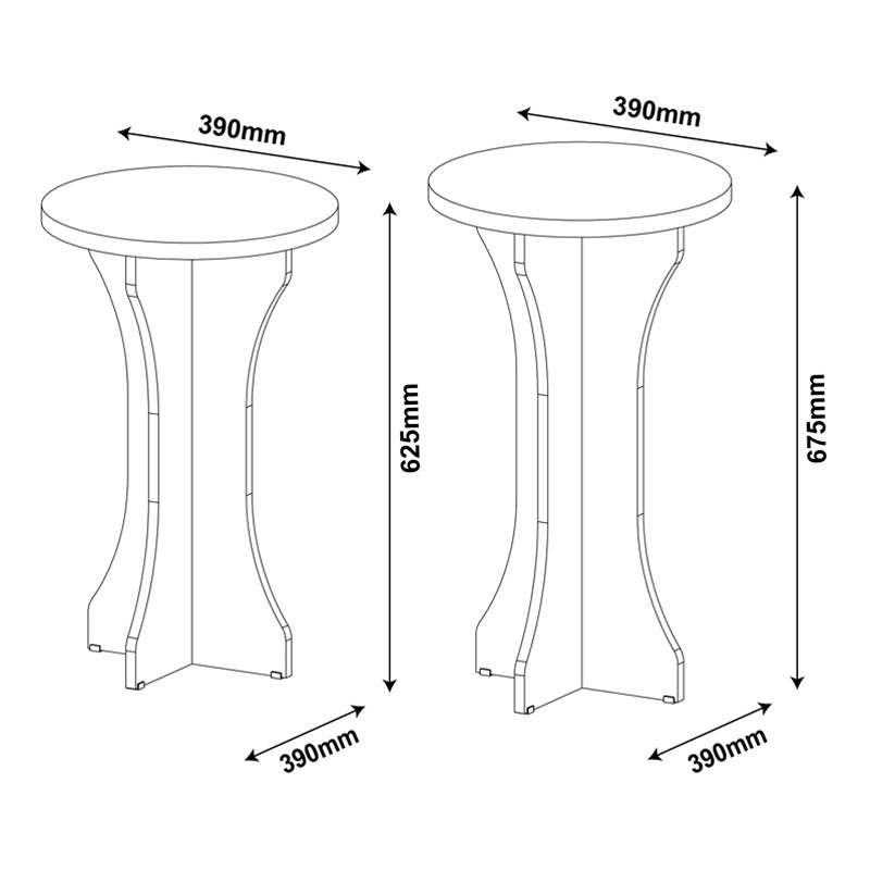 Catalao End Tables - Off White