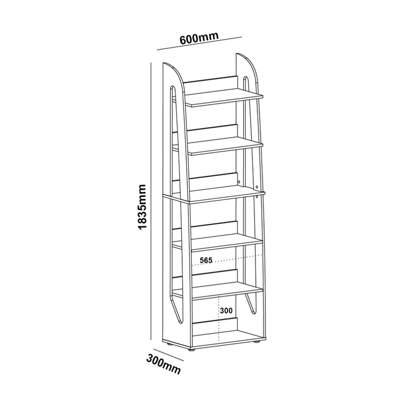 Codo Bookcase - Black