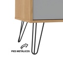 Conselheiro Buffet - Oak/Graphite/White/Silver