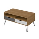 Conselheiro Coffee Table - Oak/Graphite/White