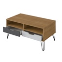 Conselheiro Coffee Table - Oak/Graphite/White