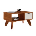 Coronel Grande Coffee Table - Cedar/ Off White