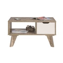 Coronel Grande Coffee Table - Cinnamon/ Off White