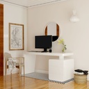 IDIYA DOWNEY DESK , WHITE