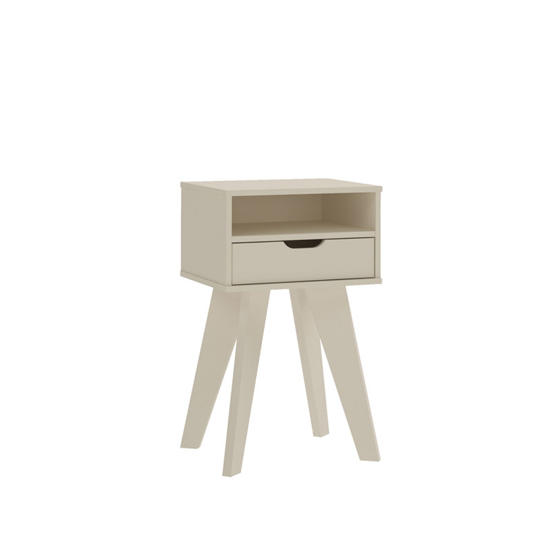 Coronel Grande End Table - Off White