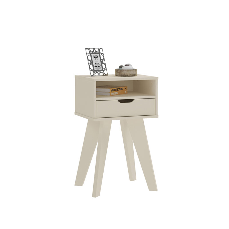 Coronel Grande End Table - Off White