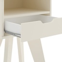 Coronel Grande End Table - Off White