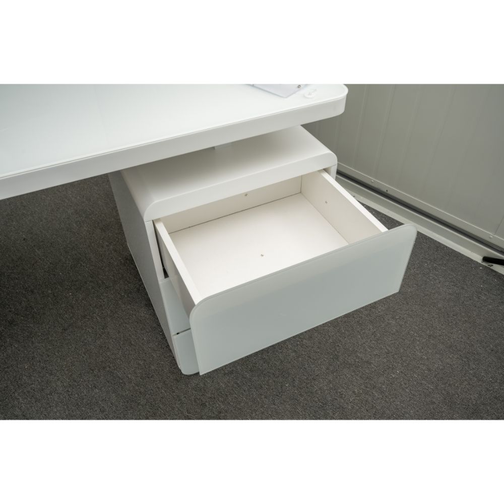 IDIYA DOWNEY DESK , WHITE