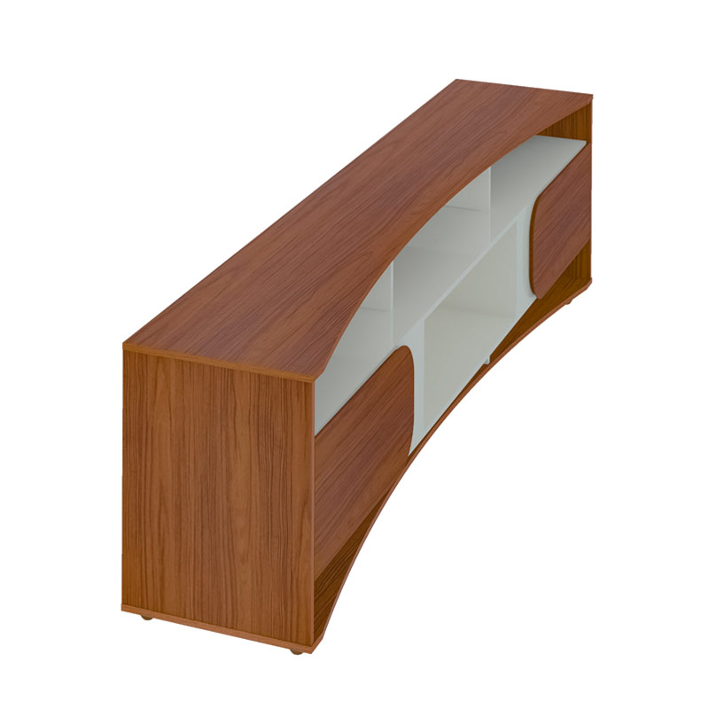 Ferraz Tv Stand - Cedar/ Off White