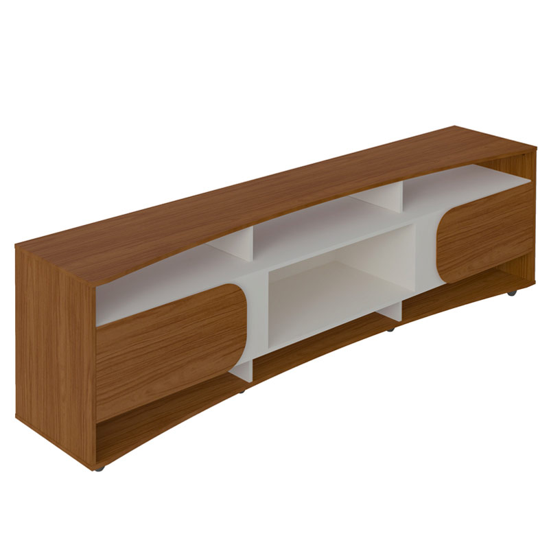 Ferraz Tv Stand - Cedar/ Off White