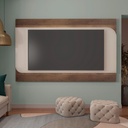 Ferraz Tv Wall Panel - Pine/ Off White