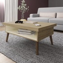 Francisco Coffee Table - Oak/ Off White