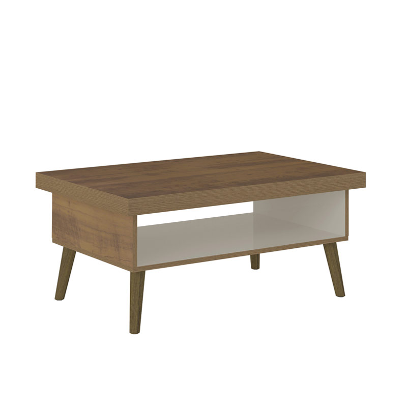 Francisco Coffee Table - Pine/ Off White