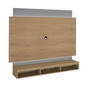 Garanhuns Tv Wall Panel - Oak/ Silver