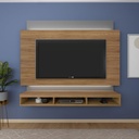 Garanhuns Tv Wall Panel - Oak/ Silver