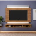 Garanhuns Tv Wall Panel - Oak/ Silver