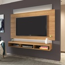 Garanhuns Tv Wall Panel - Oak/ Silver