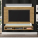 Garanhuns Tv Wall Panel - Oak/ Silver