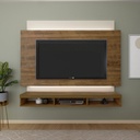 Garanhuns Tv Wall Panel - Pine/ Off White