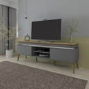 Guarapari Tv Stand - Oak/ Graphite