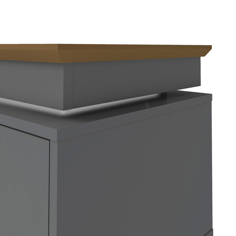 Guarapari Tv Stand - Oak/ Graphite