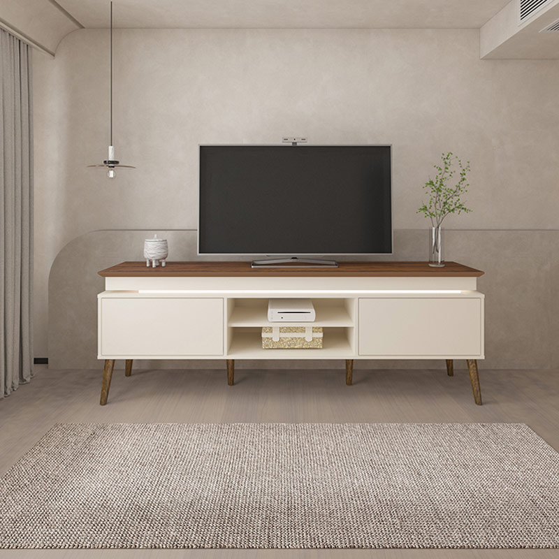 Guarapari Tv Stand - Pine/ Off White