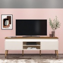 Guarapari Tv Stand - Pine/ Off White