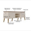 Guarapari Tv Stand - Pine/ Off White