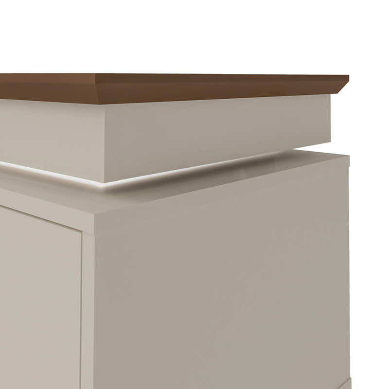 Guarapari Tv Stand - Pine/ Off White