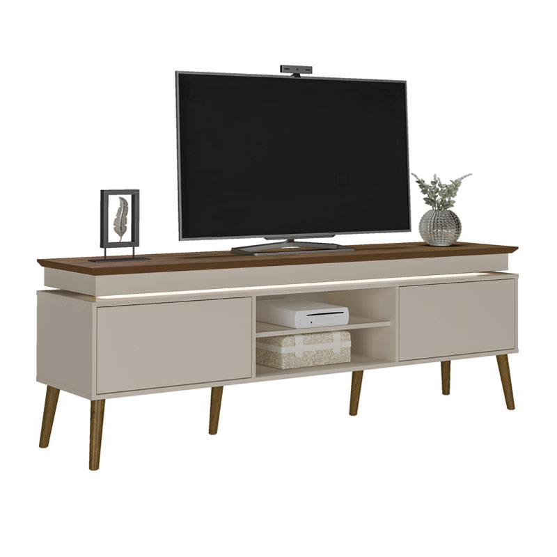 Guarapari Tv Stand - Pine/ Off White