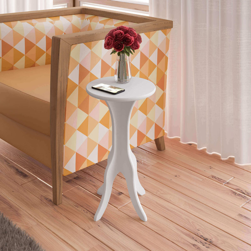 Itabuna End Table - White