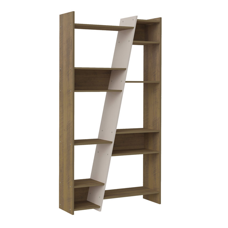 Itaituba   Bookcase - Pine/ Off White