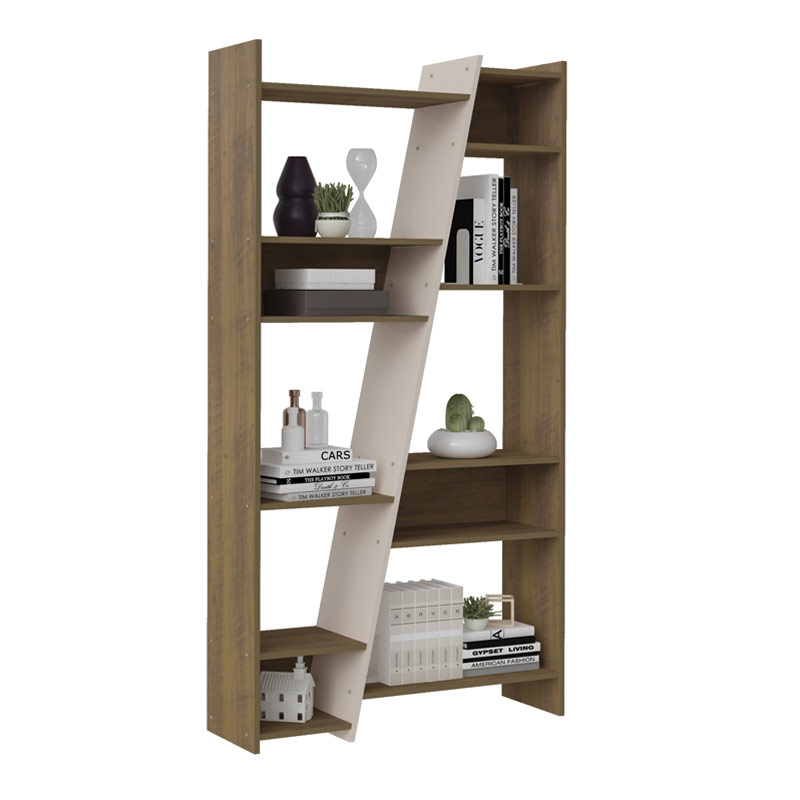 Itaituba   Bookcase - Pine/ Off White